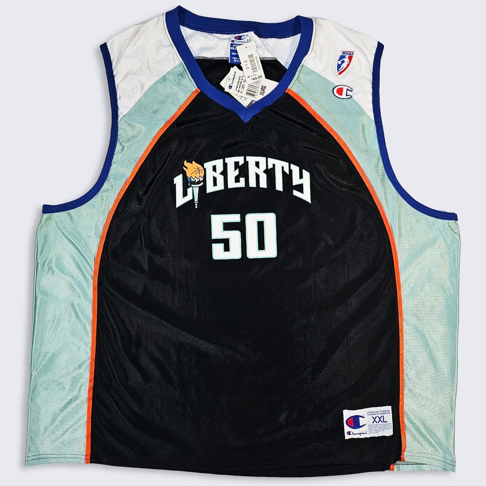 New York Liberty Vintage 90s Rebecca Lobo Champion Basketball Jersey